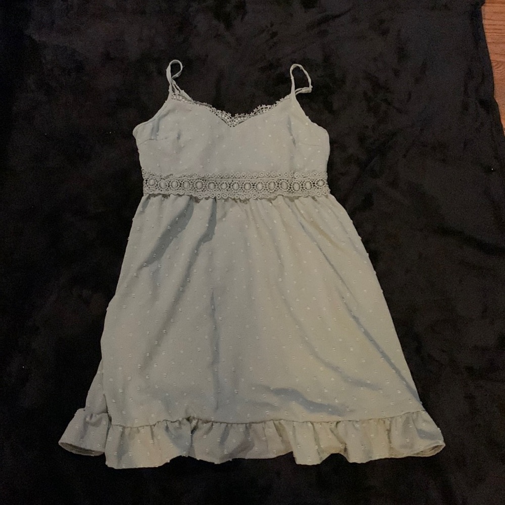 Light green dress